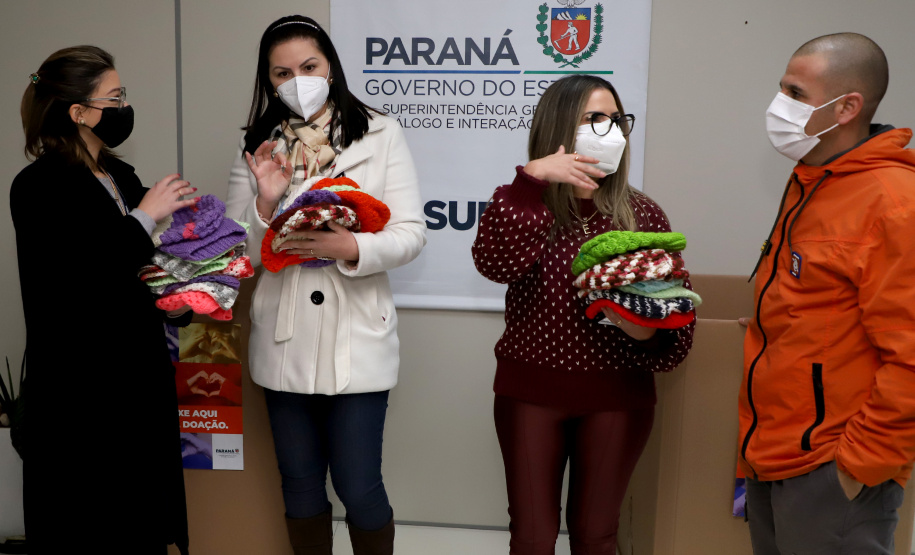 Campanha Aquece Paraná. Foto: Ari Dias/AEN