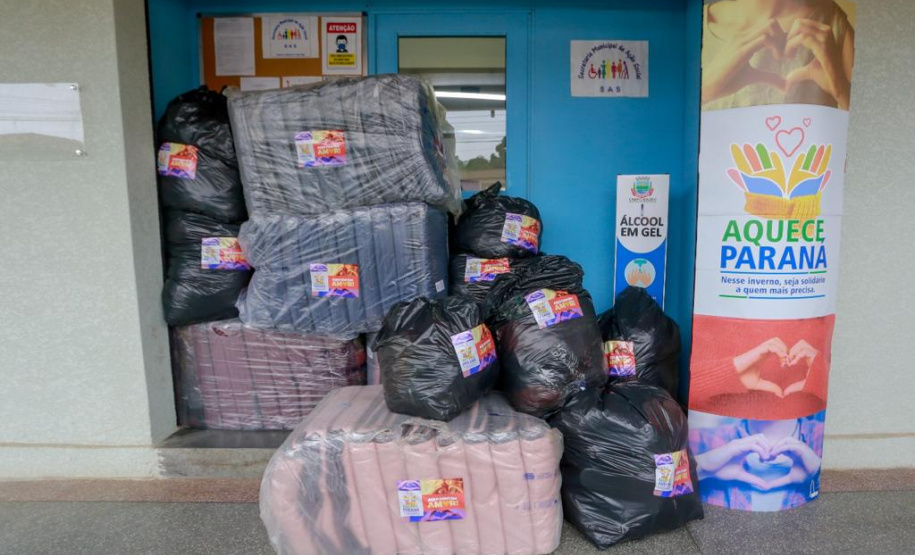 Campanha Aquece Paraná. Foto: Valdelino Pontes