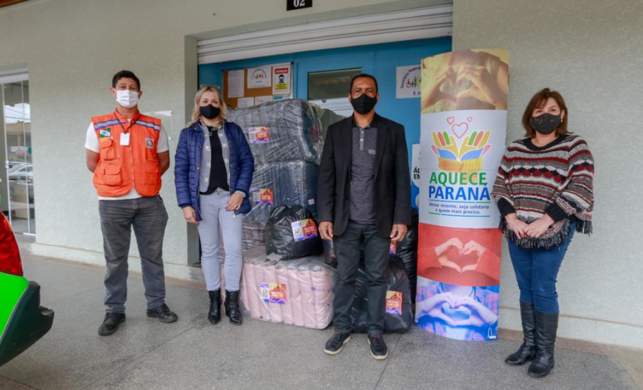 Campanha Aquece Paraná. Foto: Valdelino Pontes