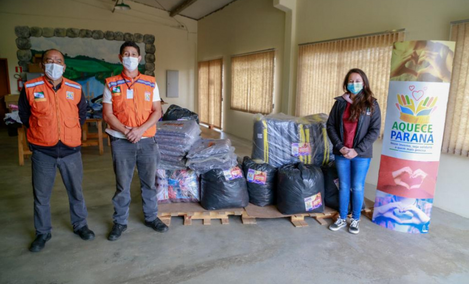 Campanha Aquece Paraná. Foto: Valdelino Pontes