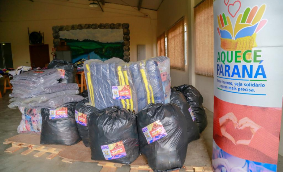 Campanha Aquece Paraná. Foto: Valdelino Pontes