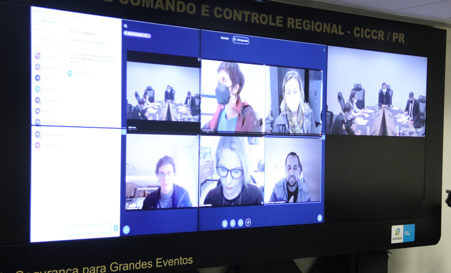 O Secretário da Segurança Pública do Paraná (Sesp), Romulo Marinho Soares, reuniu-se, por videoconferência, no fim da tarde desta quarta-feira (16/06) com representantes do Grupo de Trabalho LGBTQ+ da Pasta para ouvir e avançar os projetos no âmbito da população de lésbicas, gays, bissexuais, travestis e transexuais.  -  Curitiba, 16/06/2021  -  Foto: SESP-PR