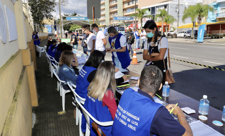Mais de 80% dos portuários foram vacinados no Paraná. Foto: Claudio Neves/Portos do Paraná