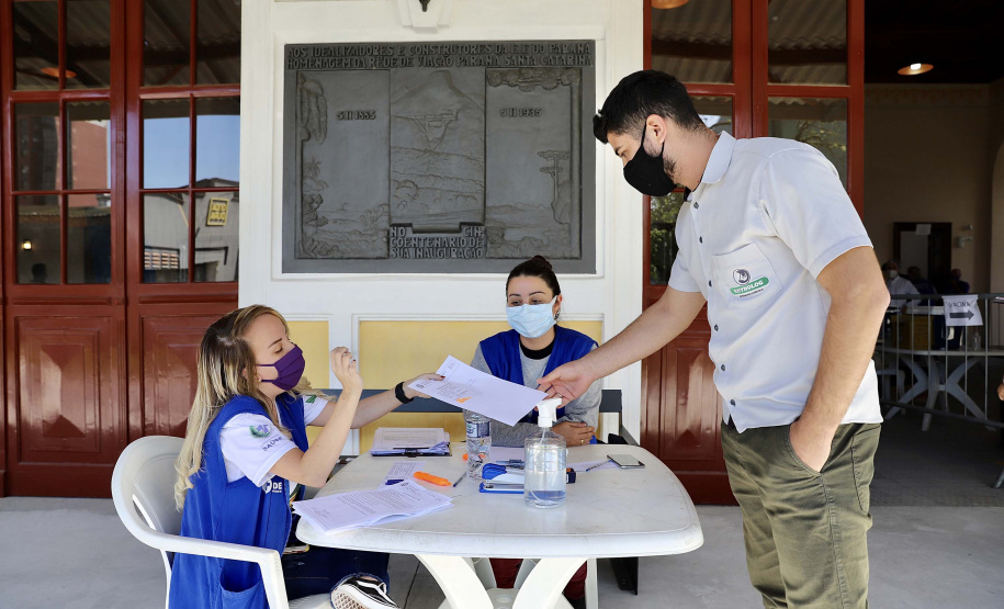 Mais de 80% dos portuários foram vacinados no Paraná. Foto: Claudio Neves/Portos do Paraná