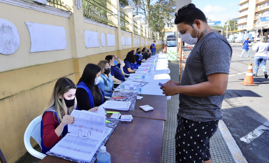 Mais de 80% dos portuários foram vacinados no Paraná. Foto: Claudio Neves/Portos do Paraná