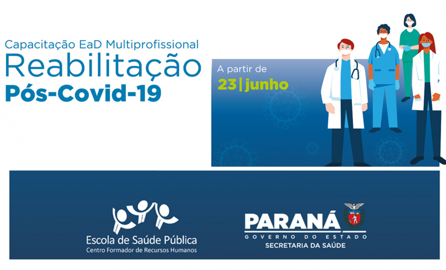 Reabilitação de pacientes pós Covid-19 será tema de capacitação