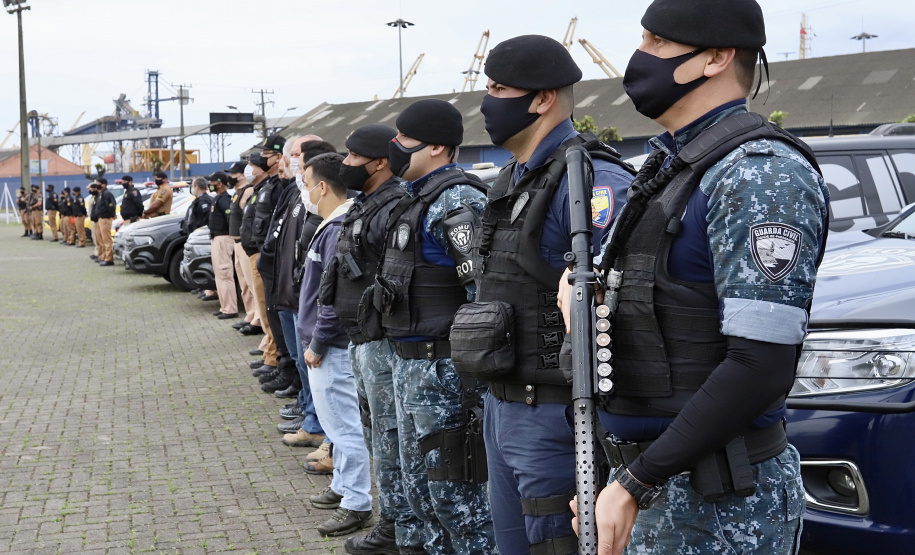 Forças de Segurança retomam ações conjuntas nos portos do Paraná - Paranaguá, 18/06/2021 - Foto: Cláudio Neves/Portos do Paraná