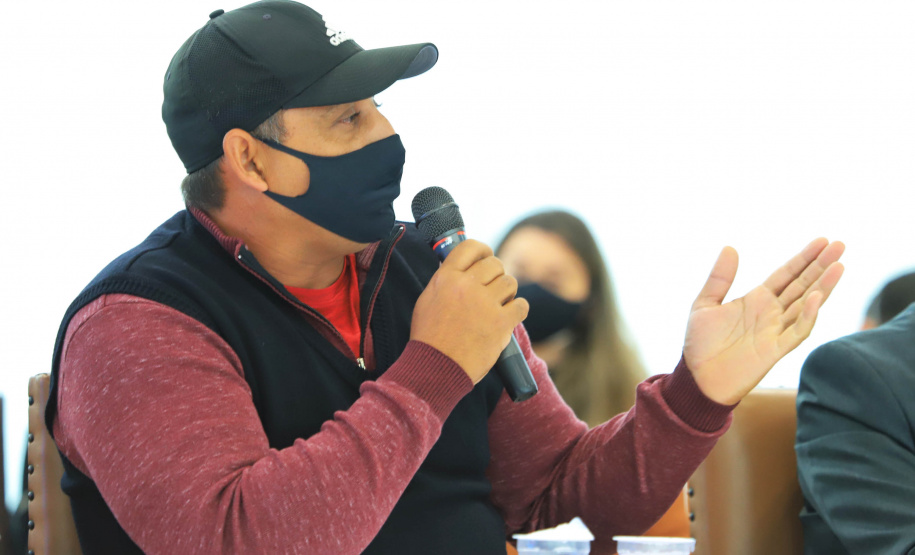 O governador Carlos Massa Ratinho Junior lançou nesta segunda-feira (21), no Palácio Iguaçu, o edital de licitação da primeira fase das obras de recuperação da orla de Matinhos, no Litoral do Paraná. - Curitiba, 21/06/2021 - Foto: José Fernando Ogura/AEN