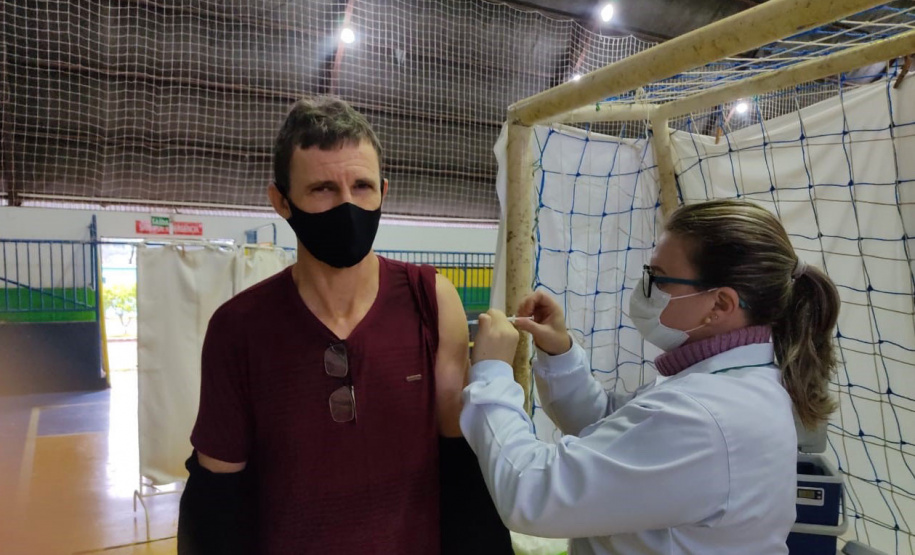 Campanha de Domingo a Domingo registra mais de 76 mil doses de vacina contra a Covid-19 neste final de semana  -  Curitiba, 21/06/2021  -  Foto: Divulgação SESA