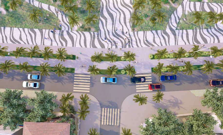 Projeto de recuperação da orla de Matinhos   -  Foto/Arte: Imagem do Projeto