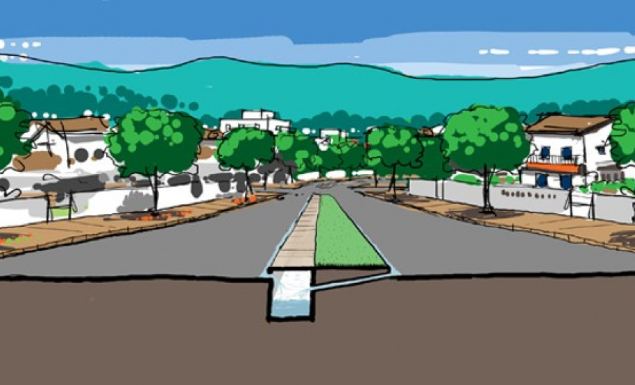 Redes de microdrenagem e canais de macrodrenagem fazem parte das melhorias previstas no Litoral do Estado com o projeto de recuperação da orla de Matinhos. O edital de licitação foi lançado nesta semana pelo Governo do Estado. As obras serão executadas pelo Instituto Água e Terra (IAT), vinculado à Secretaria do Desenvolvimento Sustentável e do Turismo (Sedest). - Foto: SEDEST