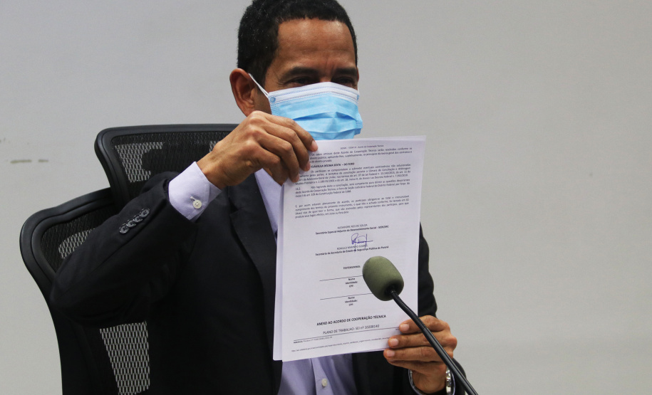 Ministério da Cidadania e SESP assinam Termo de Cooperação Técnica para fiscalização das Comunidades Terapêuticas - 24/06/2021 - Foto: SESP/PR