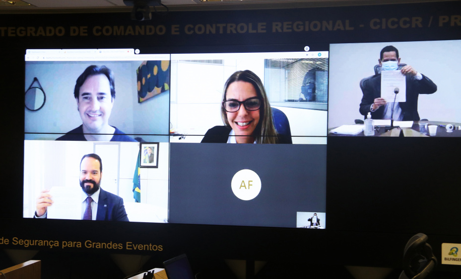 Ministério da Cidadania e SESP assinam Termo de Cooperação Técnica para fiscalização das Comunidades Terapêuticas - 24/06/2021 - Foto: SESP/PR