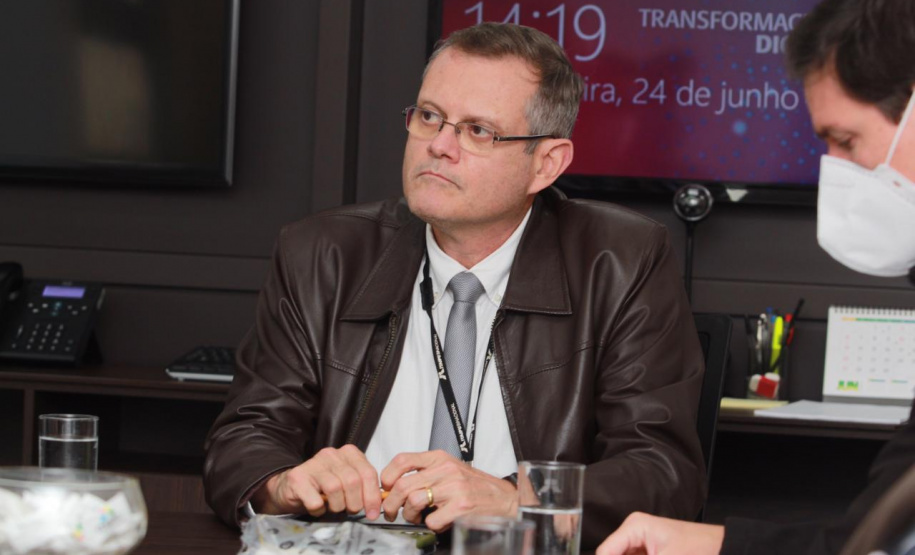 Visita técnica da comitiva formada por membros do Ministério da Infraestrutura, do Ministério da Economia e da Secretaria de Infraestrutura e Logística e da Nova Ferroeste em Foz do Iguaçu - Foz do Iguaçu, 24/06/2021 - Foto: Alessandro Vieira/AEN