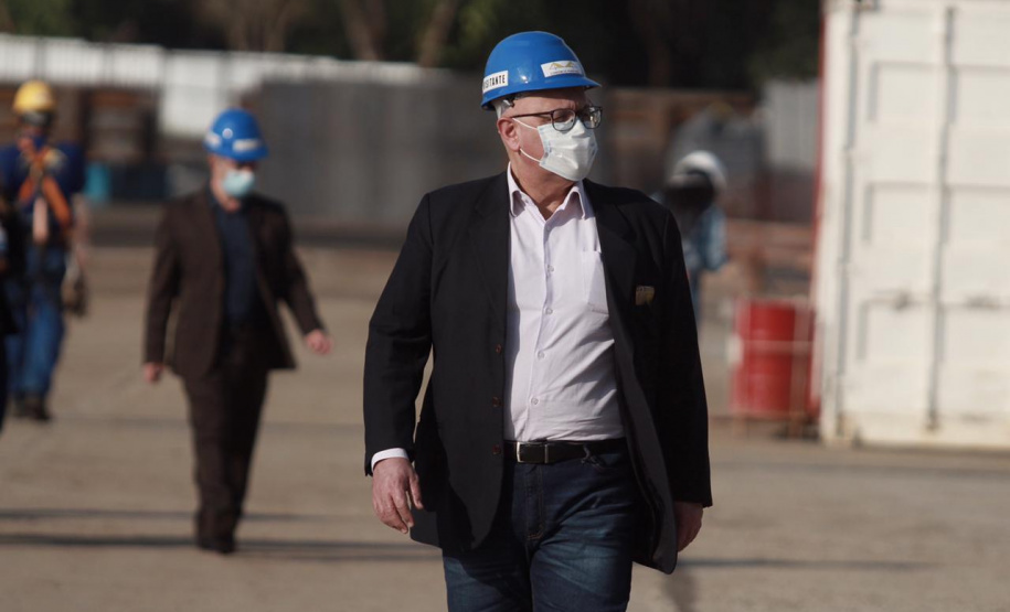 Visita técnica da comitiva formada por membros do Ministério da Infraestrutura, do Ministério da Economia e da Secretaria de Infraestrutura e Logística e da Nova Ferroeste em Foz do Iguaçu - Foz do Iguaçu, 24/06/2021 - Foto: Alessandro Vieira/AEN