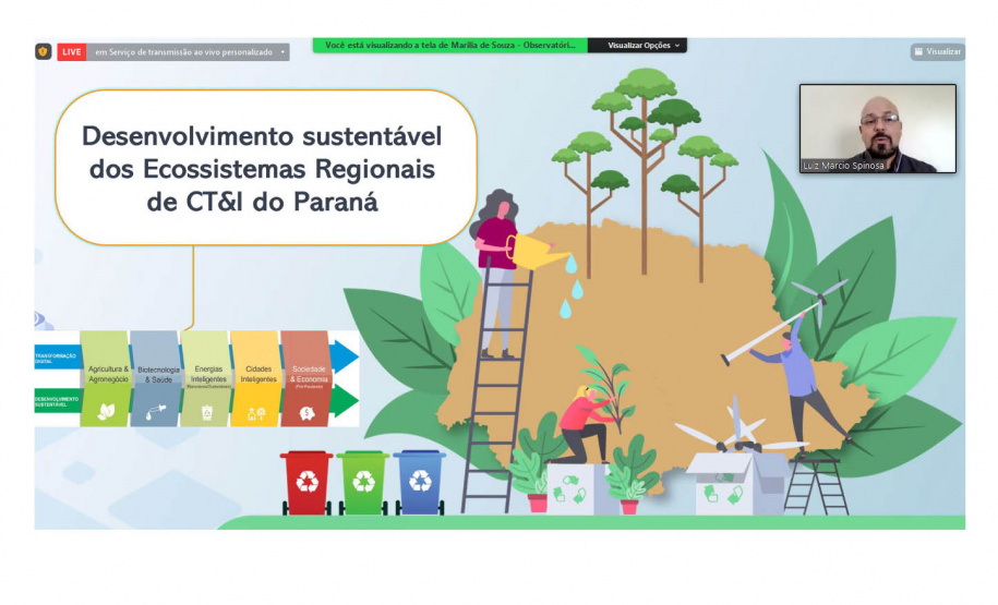 Estado e Fiep concluem primeiro ciclo das Rotas Estratégicas de CT&I
Projeto visa que toda estrutura que Ciência, Tecnologia e Inovação atue de forma integrada e seja melhor utilizada. O primeiro ciclo de eventos discutiu o avanço das ações no Norte, Litoral e RMC. Foto: Fundação Araucária
