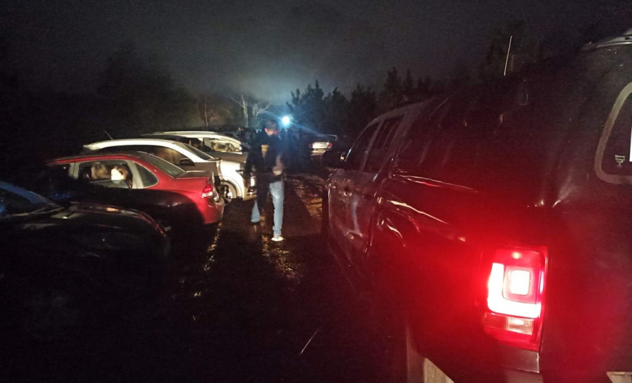 Polícia Civil dispersa festa clandestina com cerca de 200 pessoas em Piraquara  -  Curitiba, 27/06/2021  -  Foto: Polícia Civil do Paraná/SESP-PR