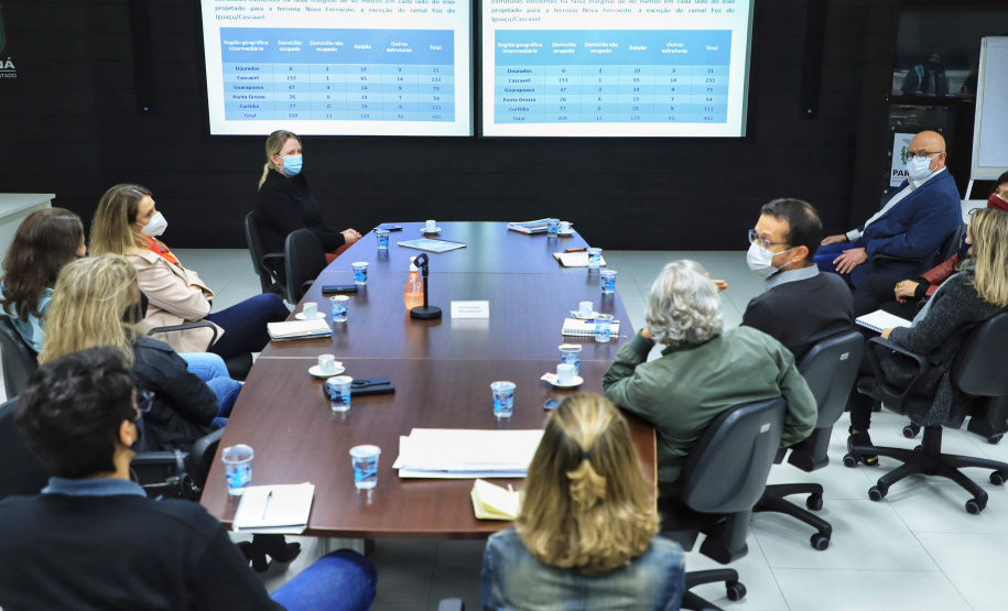 Governo Federal e Governo Estadual se encontram para discutir questões ambientais do Projeto da Nova Ferroeste - Curitiba, 28/06/2021 - foto: José Fernando Ogura/AEN