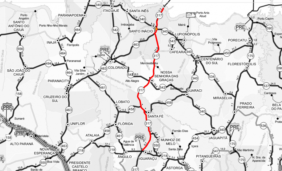 Novos editais da PR-317