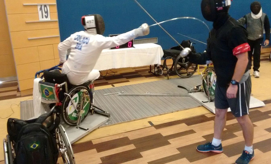 BRDE apoia projeto que leva atletas a Jogos Paralímpicos - O projeto de esgrima em cadeira de rodas visa a manutenção e participação de atletas em competições  -  Curitiba, 29/06/2021  -  Foto: Divulgação BRDE