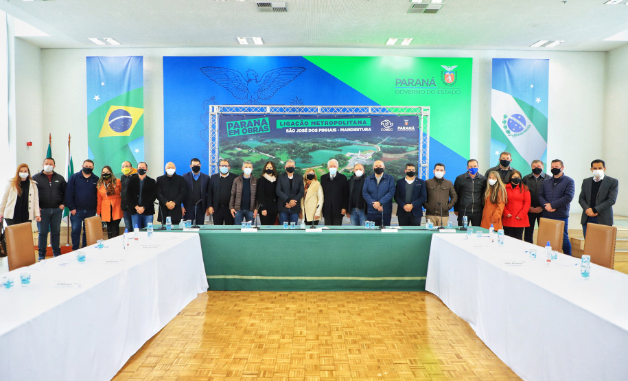 Reunião om a COMEC e SEDU sobre ligação metropolitana São José dos Pinhais/Mandirituba  -  Curitiba, 29/06/2021  -  Foto: José Fernando Ogura/AEN