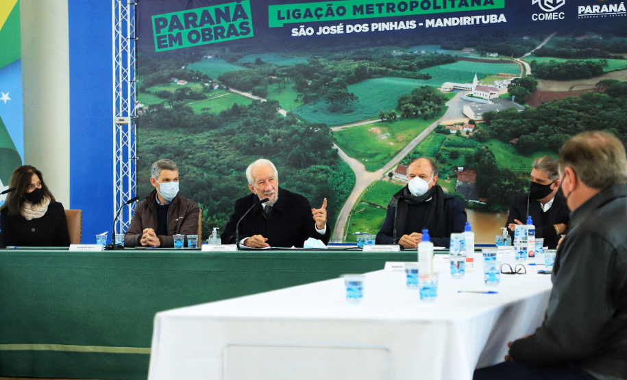 Reunião om a COMEC e SEDU sobre ligação metropolitana São José dos Pinhais/Mandirituba  -  Curitiba, 29/06/2021  -  Foto: José Fernando Ogura/AEN