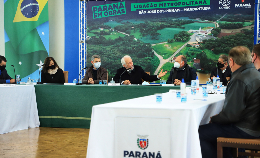 Reunião om a COMEC e SEDU sobre ligação metropolitana São José dos Pinhais/Mandirituba  -  Curitiba, 29/06/2021  -  Foto: José Fernando Ogura/AEN