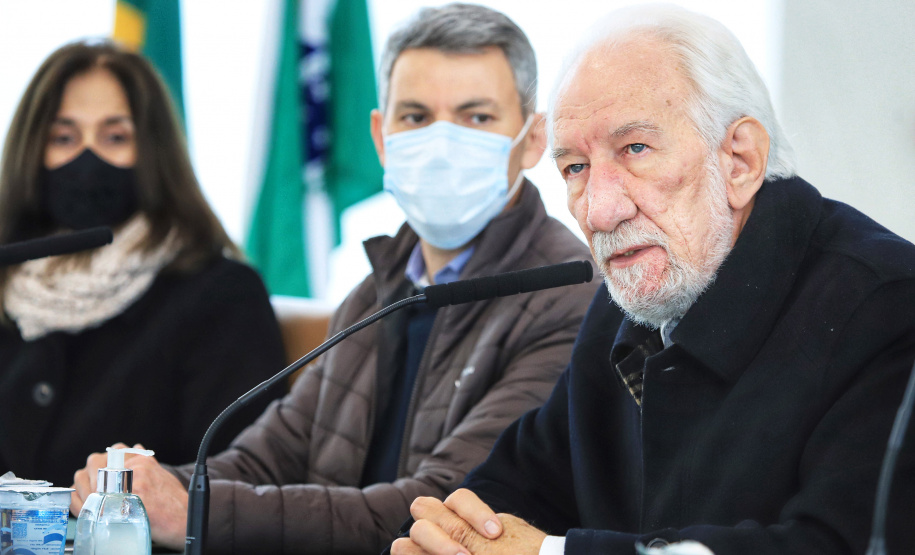 Reunião om a COMEC e SEDU sobre ligação metropolitana São José dos Pinhais/Mandirituba  -  Curitiba, 29/06/2021  -  Foto: José Fernando Ogura/AEN
