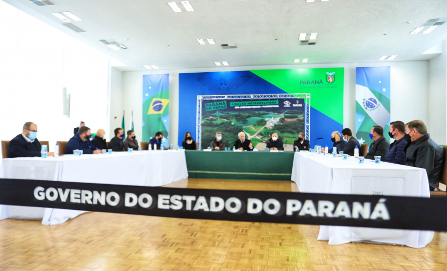 Reunião om a COMEC e SEDU sobre ligação metropolitana São José dos Pinhais/Mandirituba  -  Curitiba, 29/06/2021  -  Foto: José Fernando Ogura/AEN