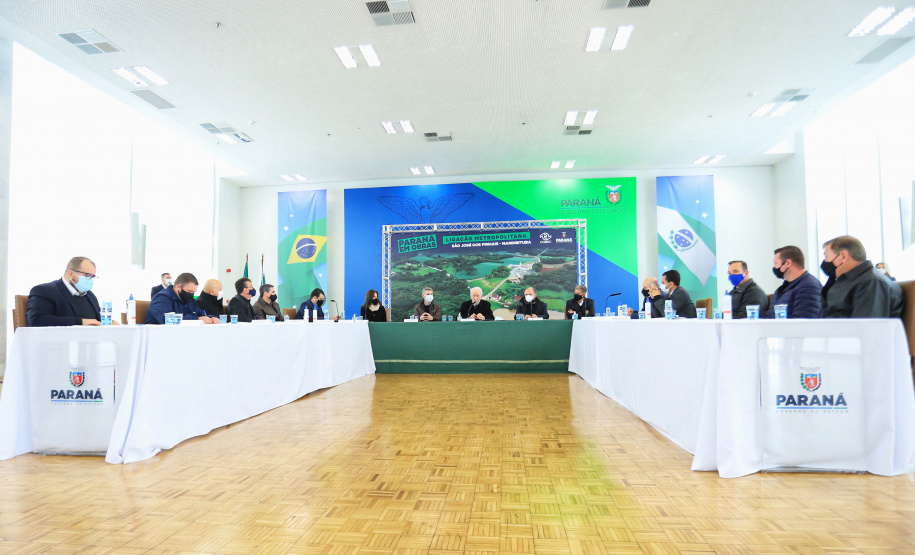 Reunião om a COMEC e SEDU sobre ligação metropolitana São José dos Pinhais/Mandirituba  -  Curitiba, 29/06/2021  -  Foto: José Fernando Ogura/AEN