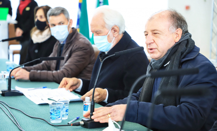 Reunião om a COMEC e SEDU sobre ligação metropolitana São José dos Pinhais/Mandirituba  -  Curitiba, 29/06/2021  -  Foto: José Fernando Ogura/AEN