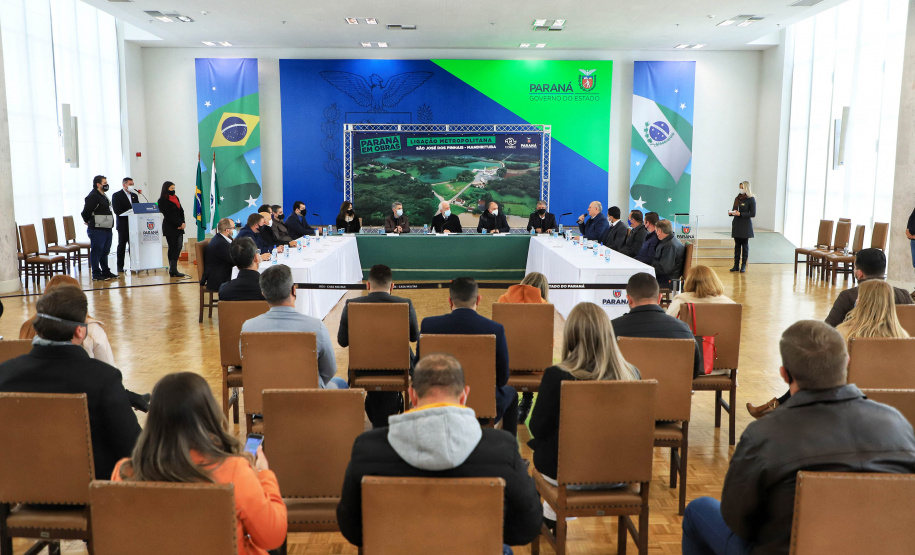 Reunião om a COMEC e SEDU sobre ligação metropolitana São José dos Pinhais/Mandirituba  -  Curitiba, 29/06/2021  -  Foto: José Fernando Ogura/AEN