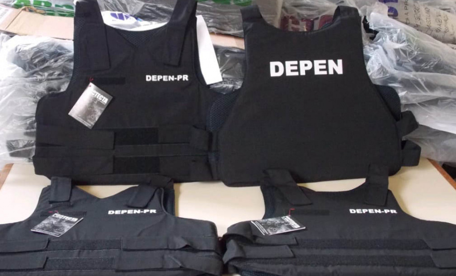 Depen distribui coletes balísticos para agentes penitenciários em todo o Estado
Foto: SESP