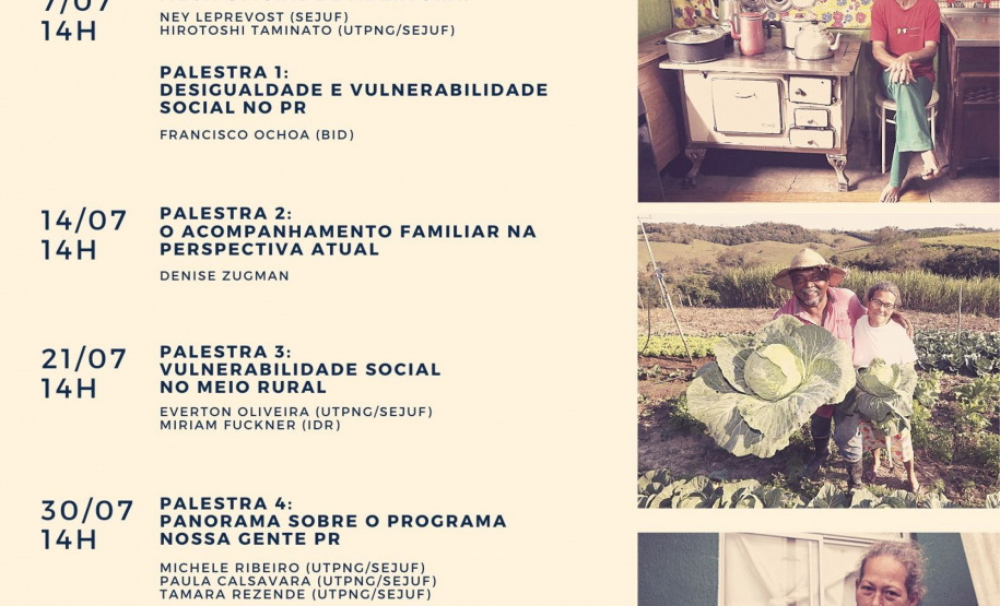 Secretaria de Justiça promove Ciclo de Palestras para debater estratégias de enfrentamento à vulnerabilidade social no Paraná - Curitiba, 30/06/2021 - Foto/Arte: SEJUF