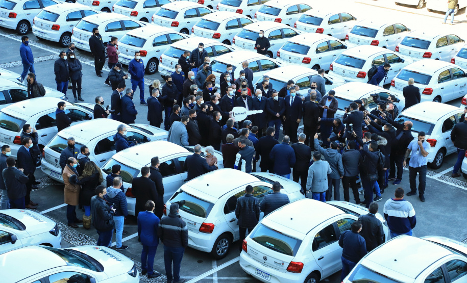 Entrega de veículos da saude Foto: Jose Fernando Ogura/AEN