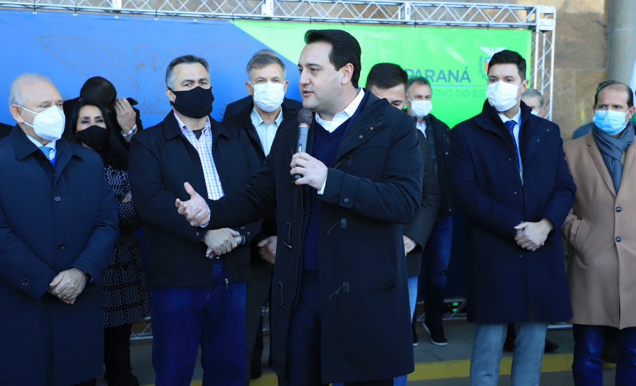 Entrega de veículos da saude Foto: Jose Fernando Ogura/AEN