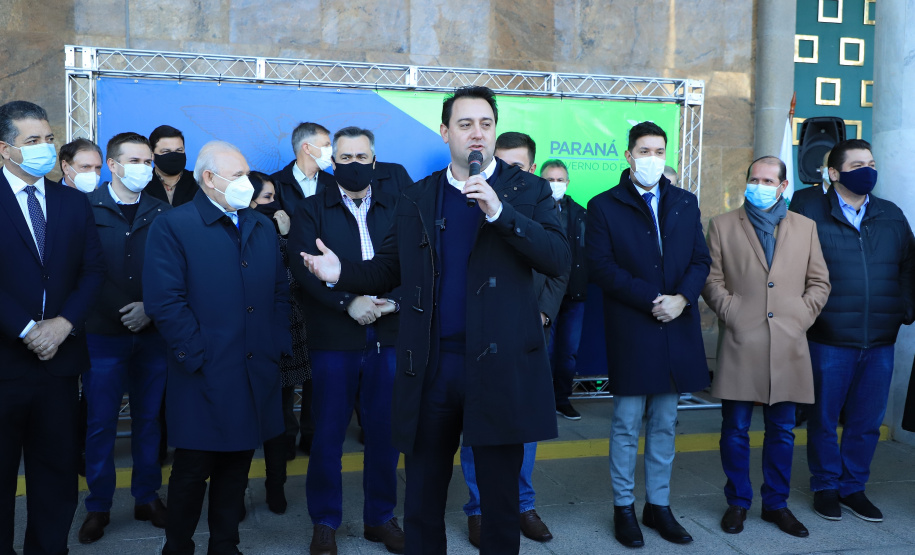 Entrega de veículos da saude Foto: Jose Fernando Ogura/AEN