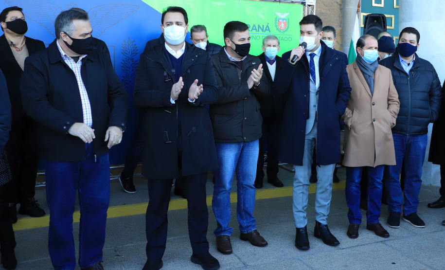 Entrega de veículos da saude Foto: Jose Fernando Ogura/AEN
