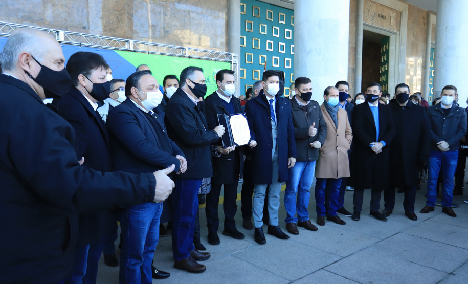 Entrega de veículos da saude Foto: Jose Fernando Ogura/AEN