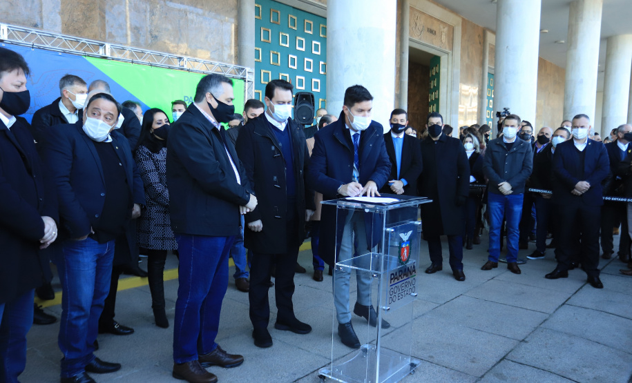 Entrega de veículos da saude Foto: Jose Fernando Ogura/AEN