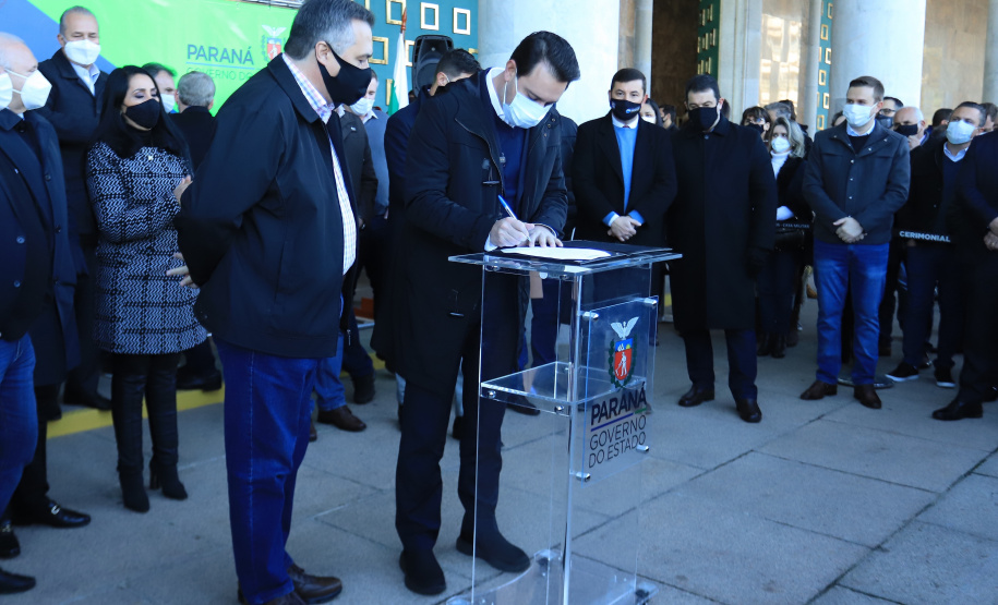 Entrega de veículos da saude Foto: Jose Fernando Ogura/AEN