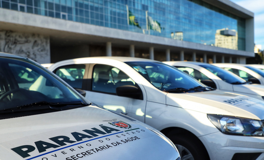 Entrega de veículos da saude Foto: Jose Fernando Ogura/AEN
