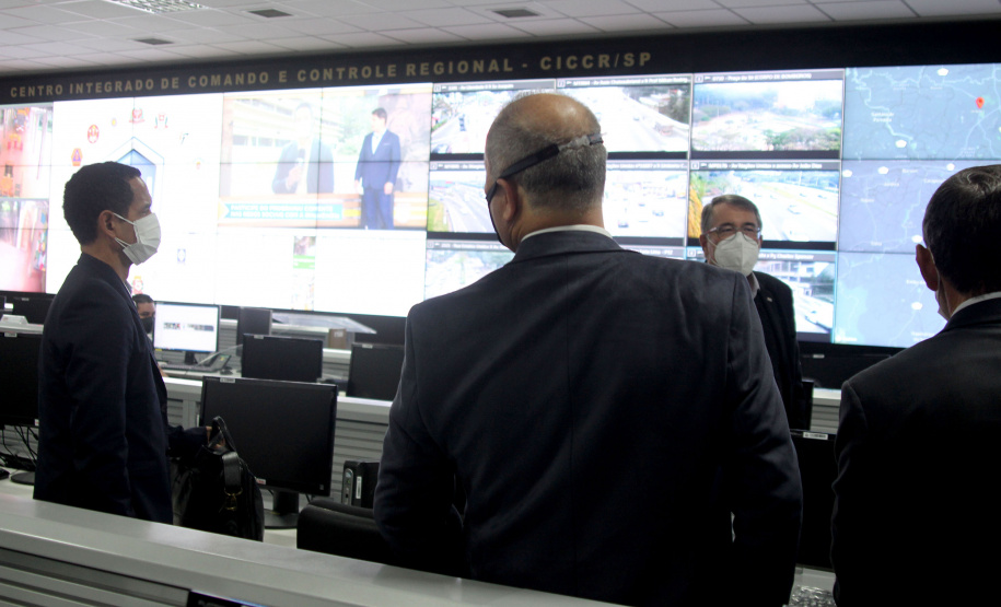 O Secretário da Segurança Pública do Paraná, Romulo Marinho Soares, juntamente com uma comitiva composta por representantes das forças de segurança do estado, esteve, nesta terça-feira (29/06), em São Paulo, para visitar as instalações das instituições de segurança pública do Estado  -  São Paulo, 29/06/2021  -  Foto: SESP-PR