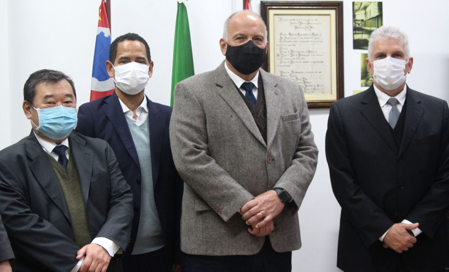 O Secretário da Segurança Pública do Paraná, Romulo Marinho Soares, juntamente com uma comitiva composta por representantes das forças de segurança do estado, esteve, nesta terça-feira (29/06), em São Paulo, para visitar as instalações das instituições de segurança pública do Estado  -  São Paulo, 29/06/2021  -  Foto: SESP-PR