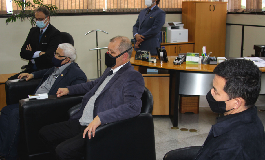 O Secretário da Segurança Pública do Paraná, Romulo Marinho Soares, juntamente com uma comitiva composta por representantes das forças de segurança do estado, esteve, nesta terça-feira (29/06), em São Paulo, para visitar as instalações das instituições de segurança pública do Estado  -  São Paulo, 29/06/2021  -  Foto: SESP-PR