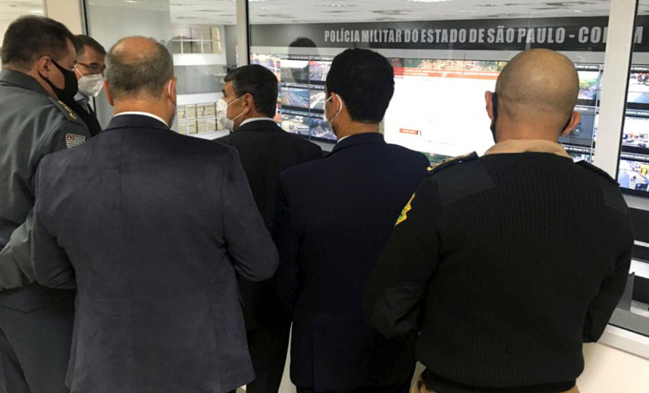 O Secretário da Segurança Pública do Paraná, Romulo Marinho Soares, juntamente com uma comitiva composta por representantes das forças de segurança do estado, esteve, nesta terça-feira (29/06), em São Paulo, para visitar as instalações das instituições de segurança pública do Estado - São Paulo, 29/06/2021 - Foto: SESP-PR
