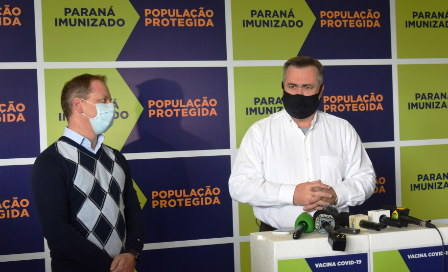 Chegada vacinas doses da Pfizer  Foto: Americo Antonio/SESA