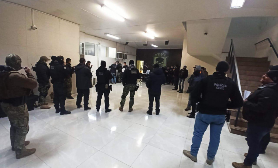 Operação da Polícia Civil - Foto: Polícia Civil do Paraná