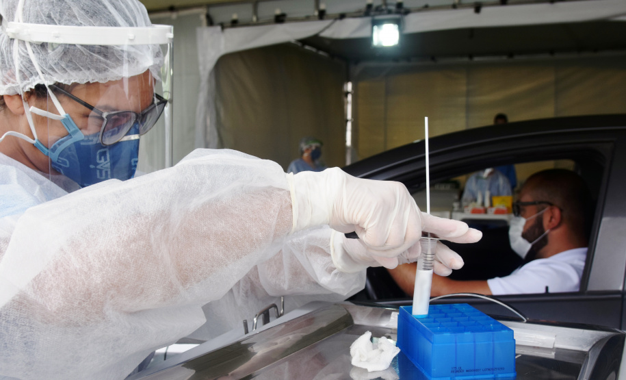 Testeagem Covid-19 - Foto: Américo Antonio/SESA