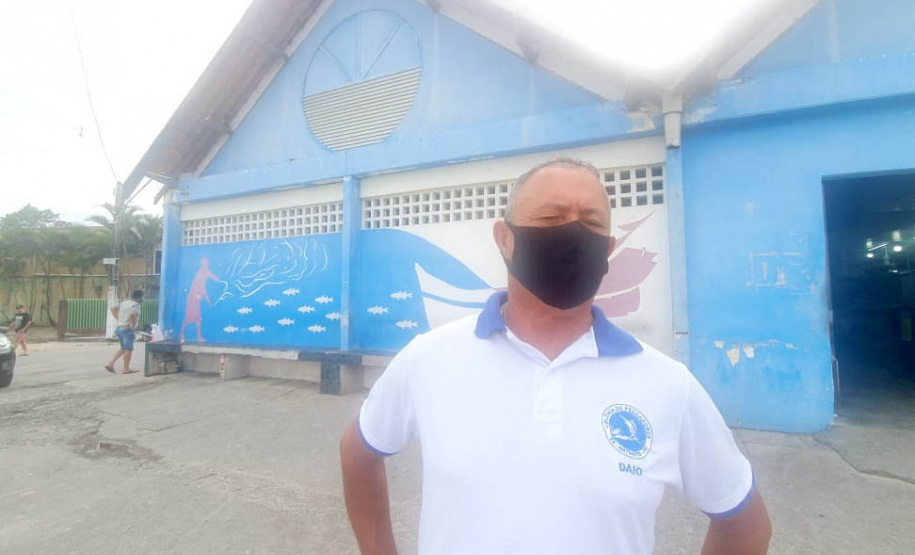 Pescadores de Matinhos anseiam por uma faixa de areia maior. -Adail João Pinto, presidente da Colônia de Pescadores da Zona 4 de Matinhos. . - Curitiba, 01/07/2021 - Foto: SEDEST/IAT